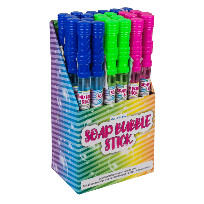 Out of the blue KG - Wholesale Bubble Wand - Kids - Soap bubbles stick with ca. 116 ml soap liquid,2