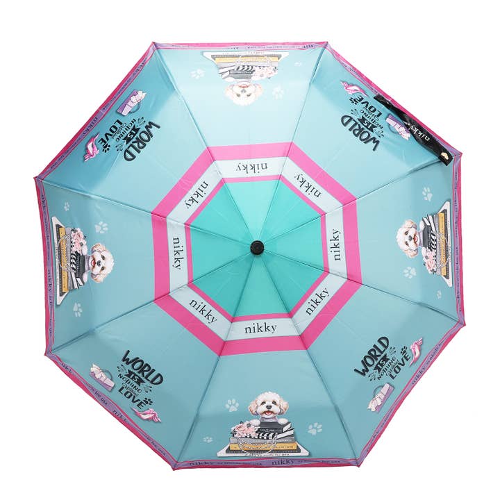 paraguas plegable compacto para venta al por mayor de Nicole Lee USA