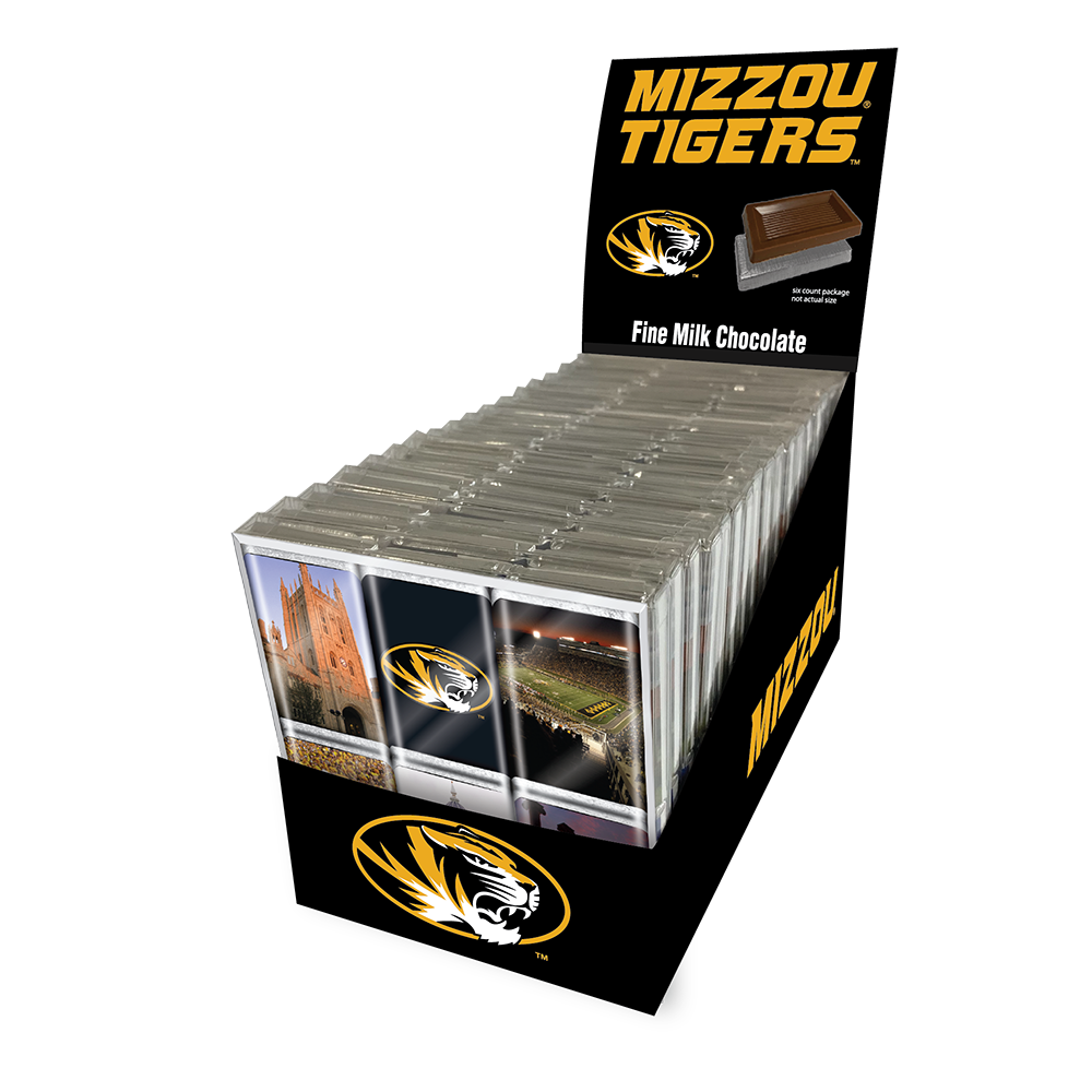 Game On Foods - Wholesale Chocolate Bar - Missouri Tigers Chocolate Iconics1