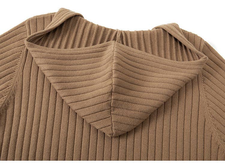 Marayn - Wholesale Dress - Women's - Korean Chic Oversized Hoodie Dress Knit Comfort6