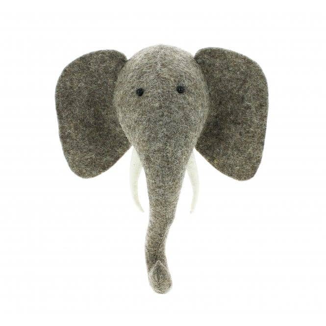 Mini Elephant Head - Kids Room Décor for wholesale by Fiona Walker England