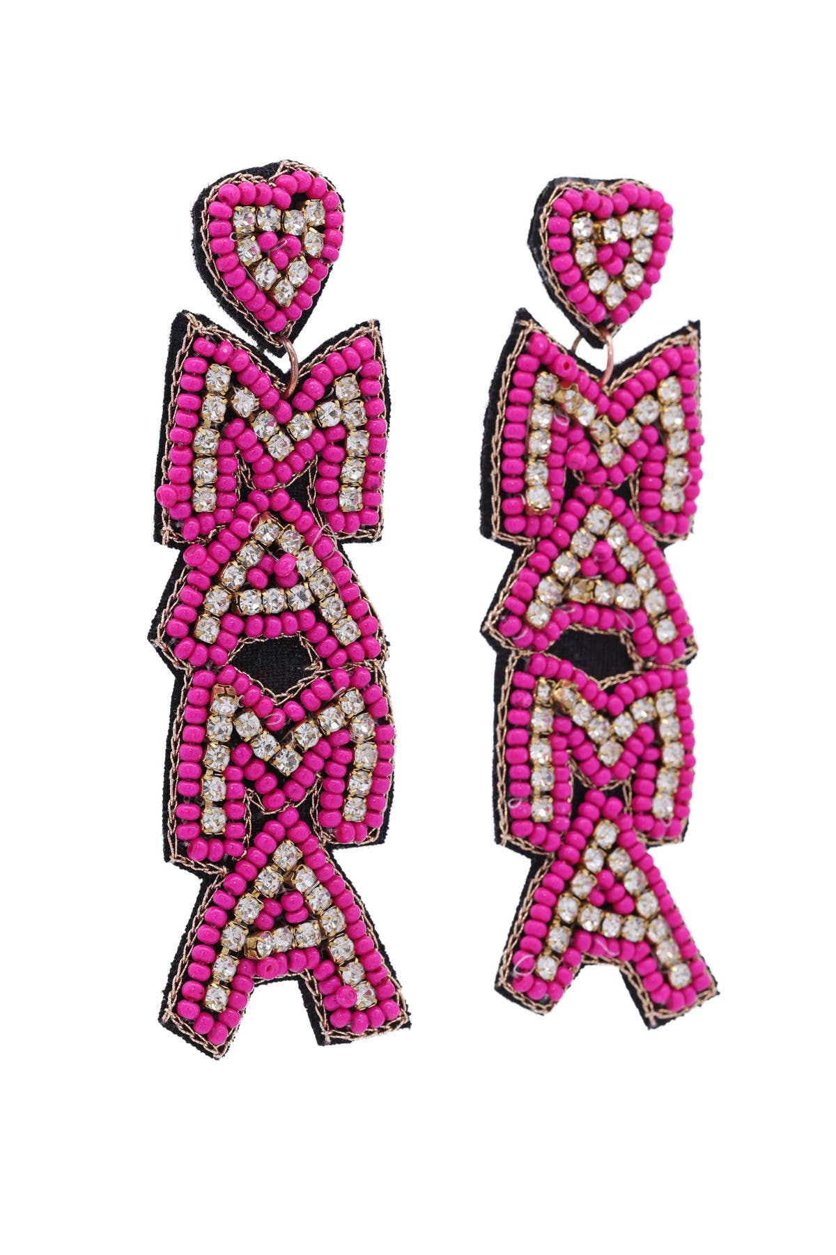 Urbanista Outlet - Venta al por mayor Pendientes colgantes - Pendientes colgantes con cuentas Letter Mama6