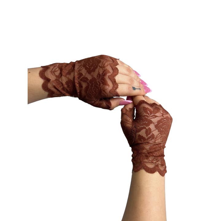 Western Fashion - Wholesale Gloves - Women's - SHORT LACE GLOVES