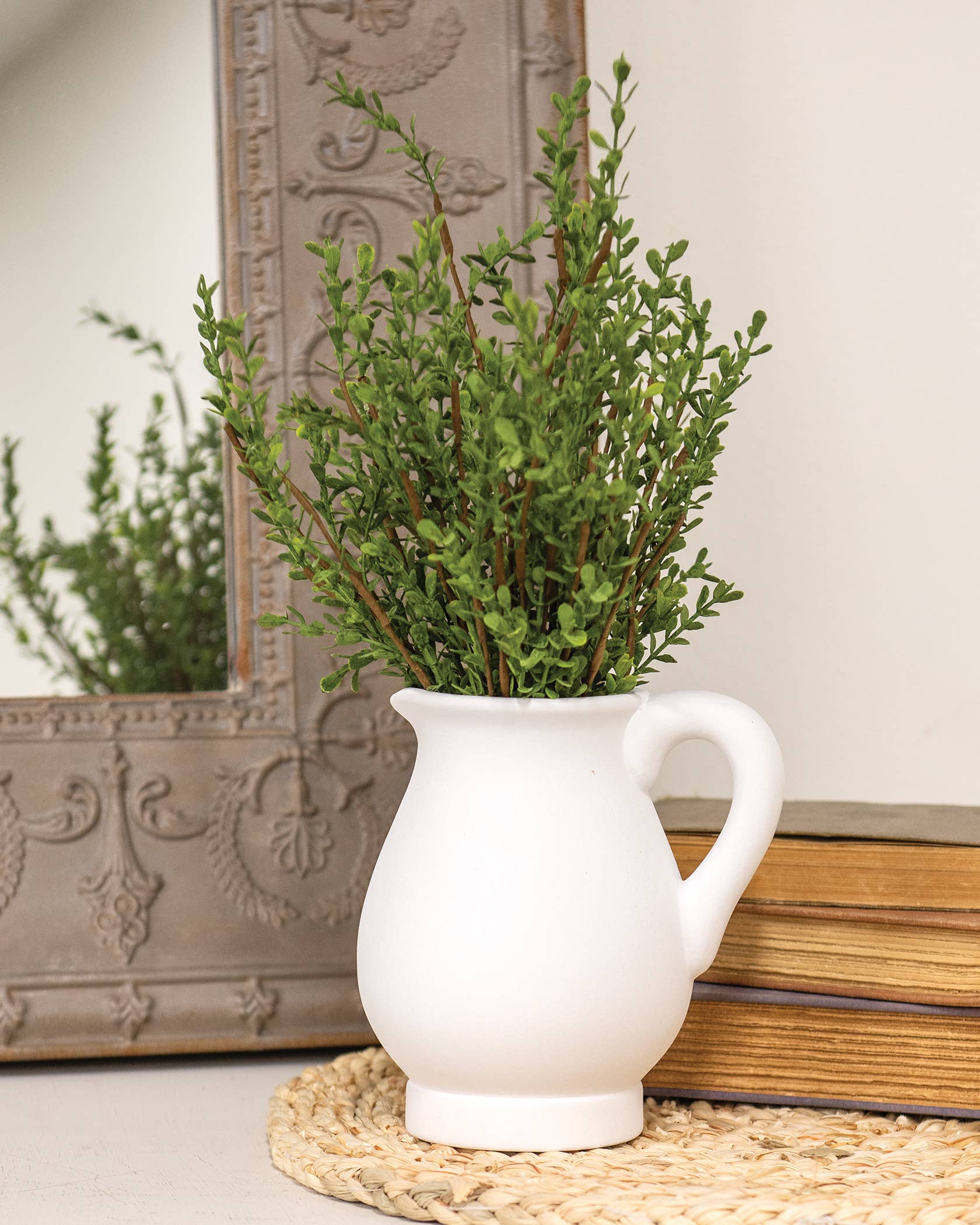 Col House Designs - Wholesale Artificial Plant - Baby Boxwood Bush - 16"H2