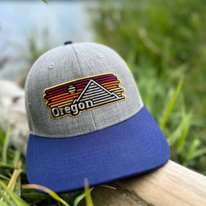 Little Bay Root - Wholesale Trucker Hat - Unisex - Oregon Horizons | Curved bill snapback hat2