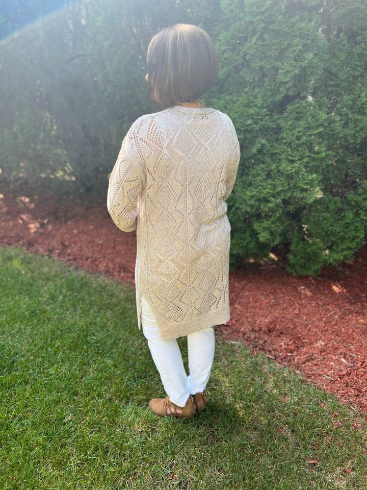 Anita Marie Apparel – wholesale Cardigan – Women’s – Tan Knit Cardigan2