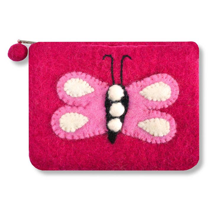 BNB Crafts Inc. - Wholesale Coin Purse - Women's - Butterfly Design Coin Purse