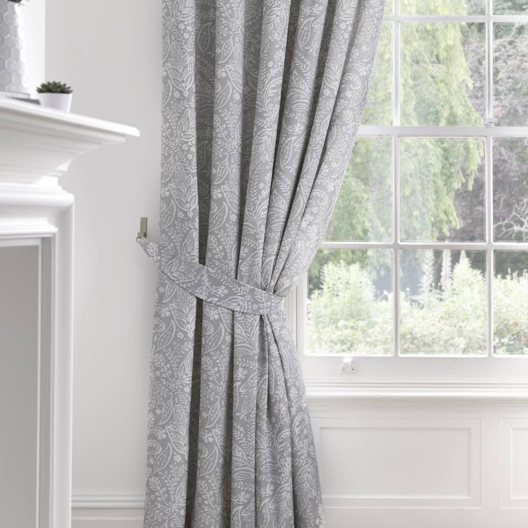 UW Home - Wholesale Curtain - Aveline Pencil Pleat Curtains by D & D in Grey2