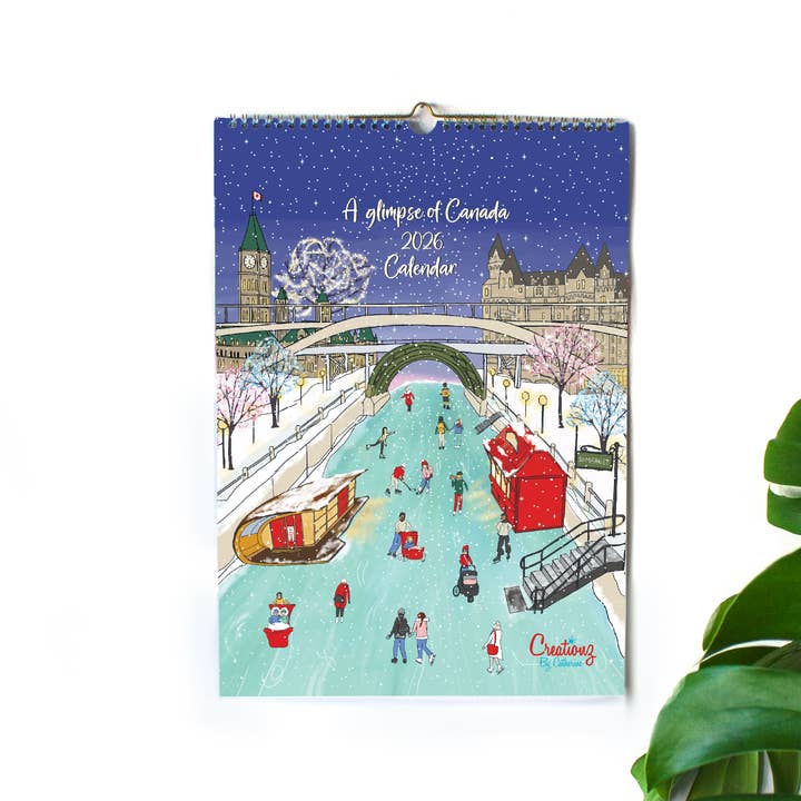 Calendário Canadiano de 2026 por atacado de Creationzbycatherine Catherine