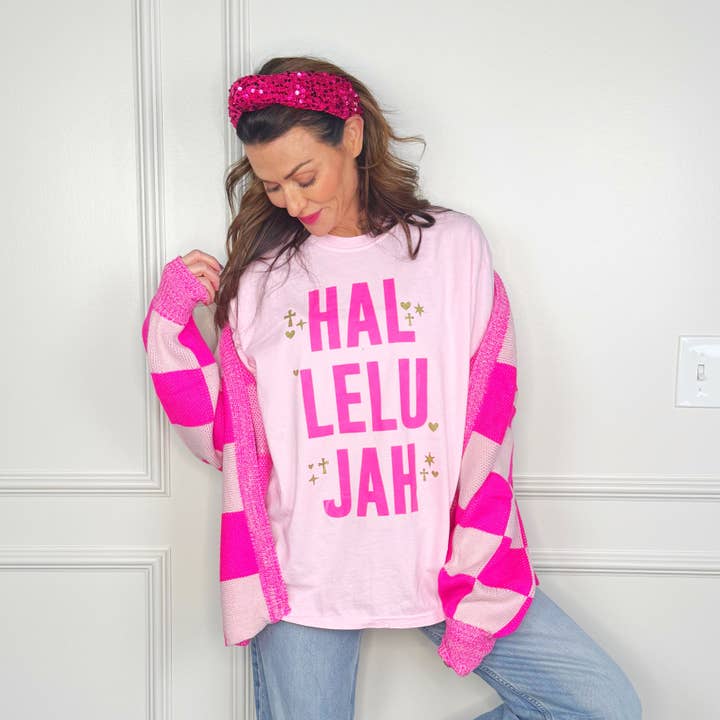 T-shirt Hallelujah pour la vente par Poppy & Pine