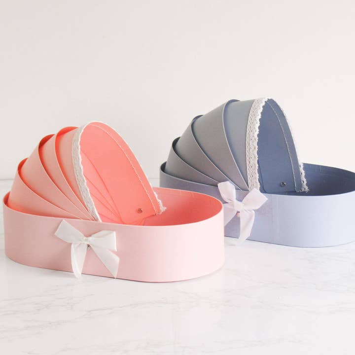 Elegant Design Supply - Wholesale Gift Box - Cradle Bassinet Flower Gift Box