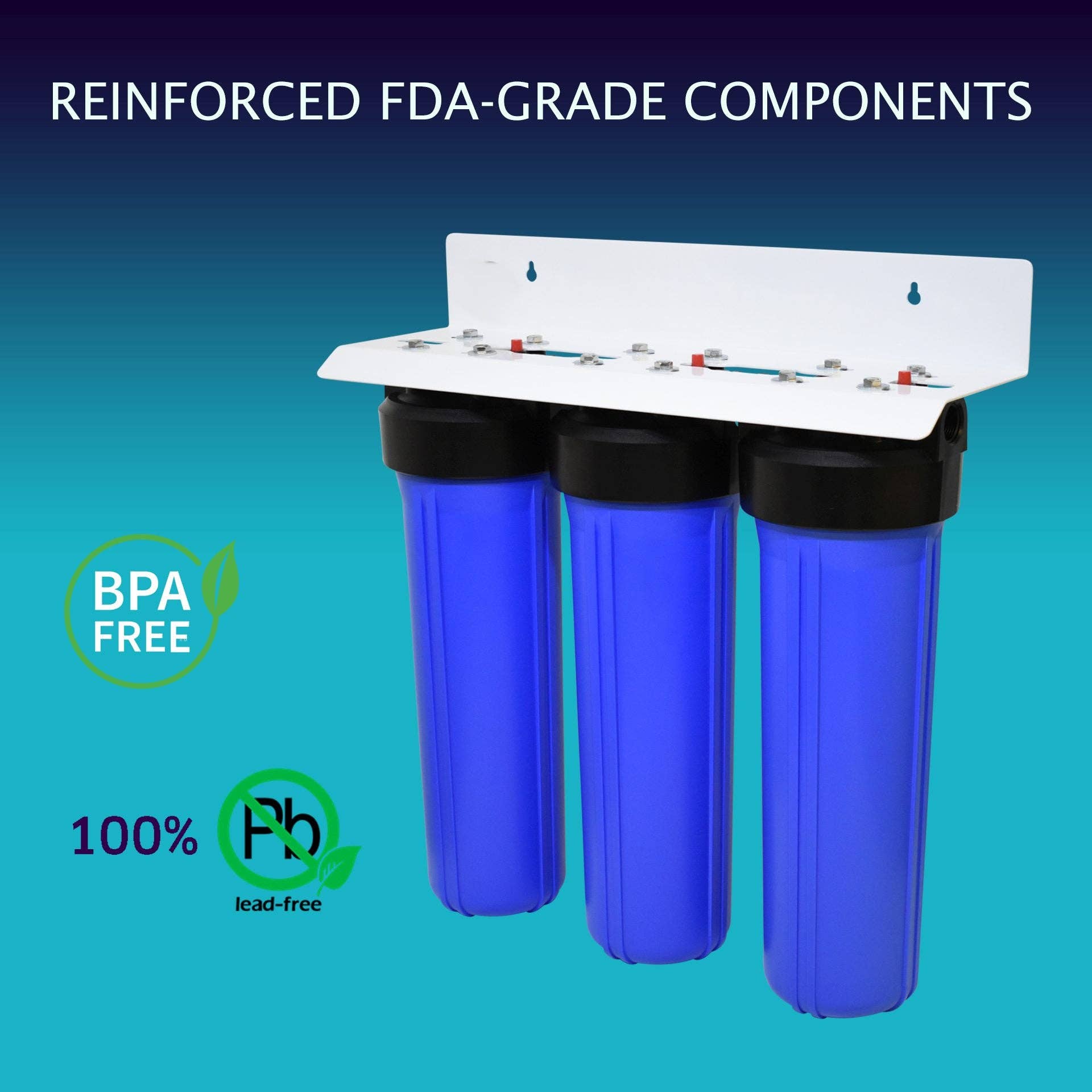 Anchor Water Filters - Wholesale Water Filter - Anchor 3-Stage Heavy Metal Whole House Water Filter System1