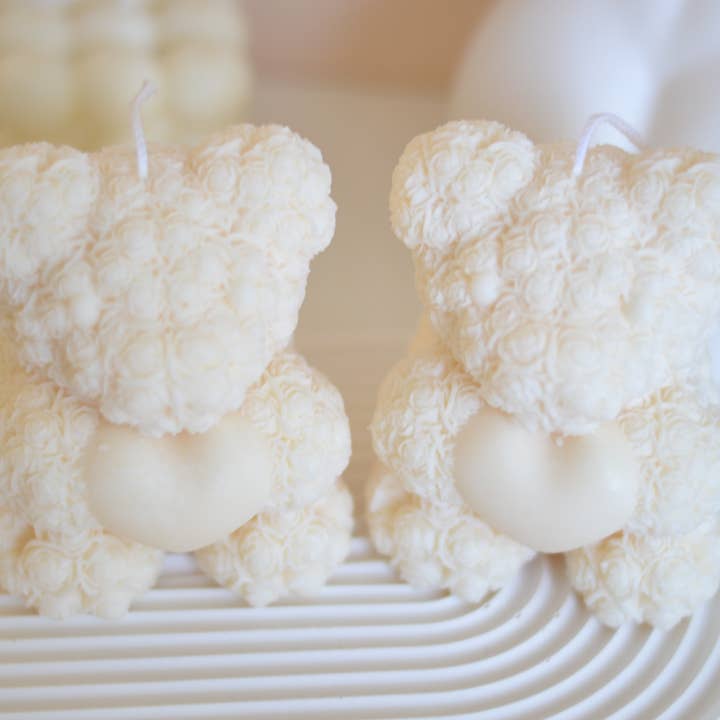 The Bennington Society - Wholesale Novelty Candle - Teddy Candle Roses - Soy Candle - Perfect Gift Idea3