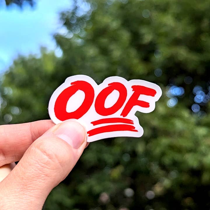 Bolts and Stars - Wholesale Sticker - Funny Oof Emoji Sticker