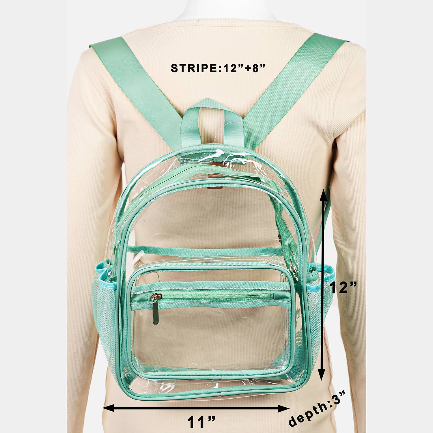 Collections by Fame Accessories - Wholesale Backpack - Women's - Transparent Backpack2