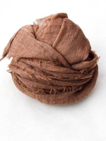 S1-006 scarf - Light Brown for wholesale by Aardwolf Jewelry