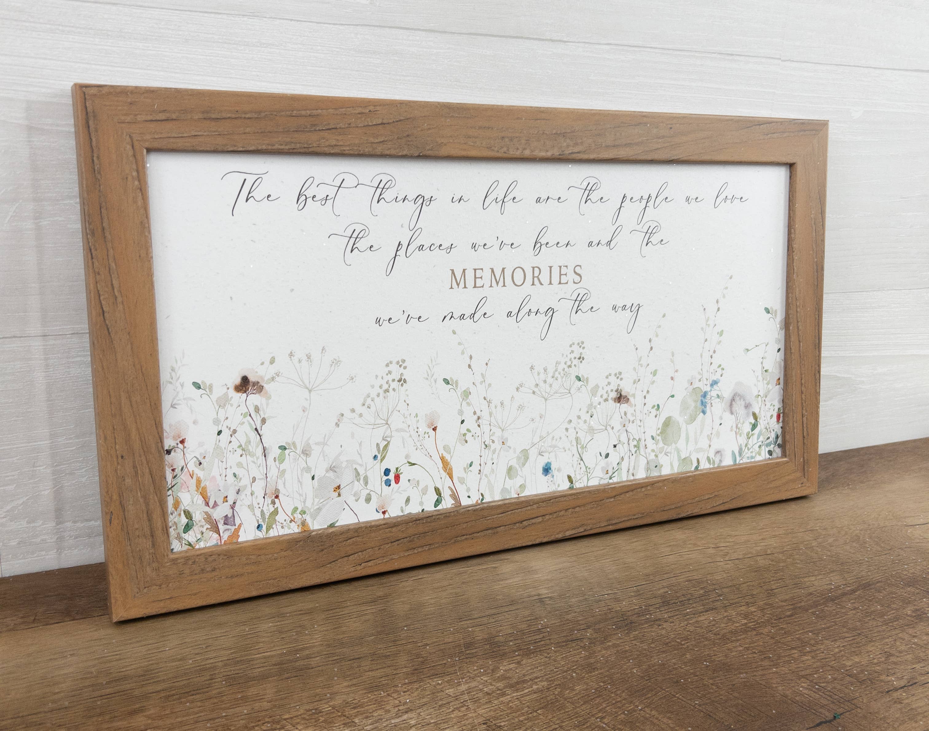 Summer Snow Art - Wholesale Sign - The Best Things In Life People Places Memories Art Sign7