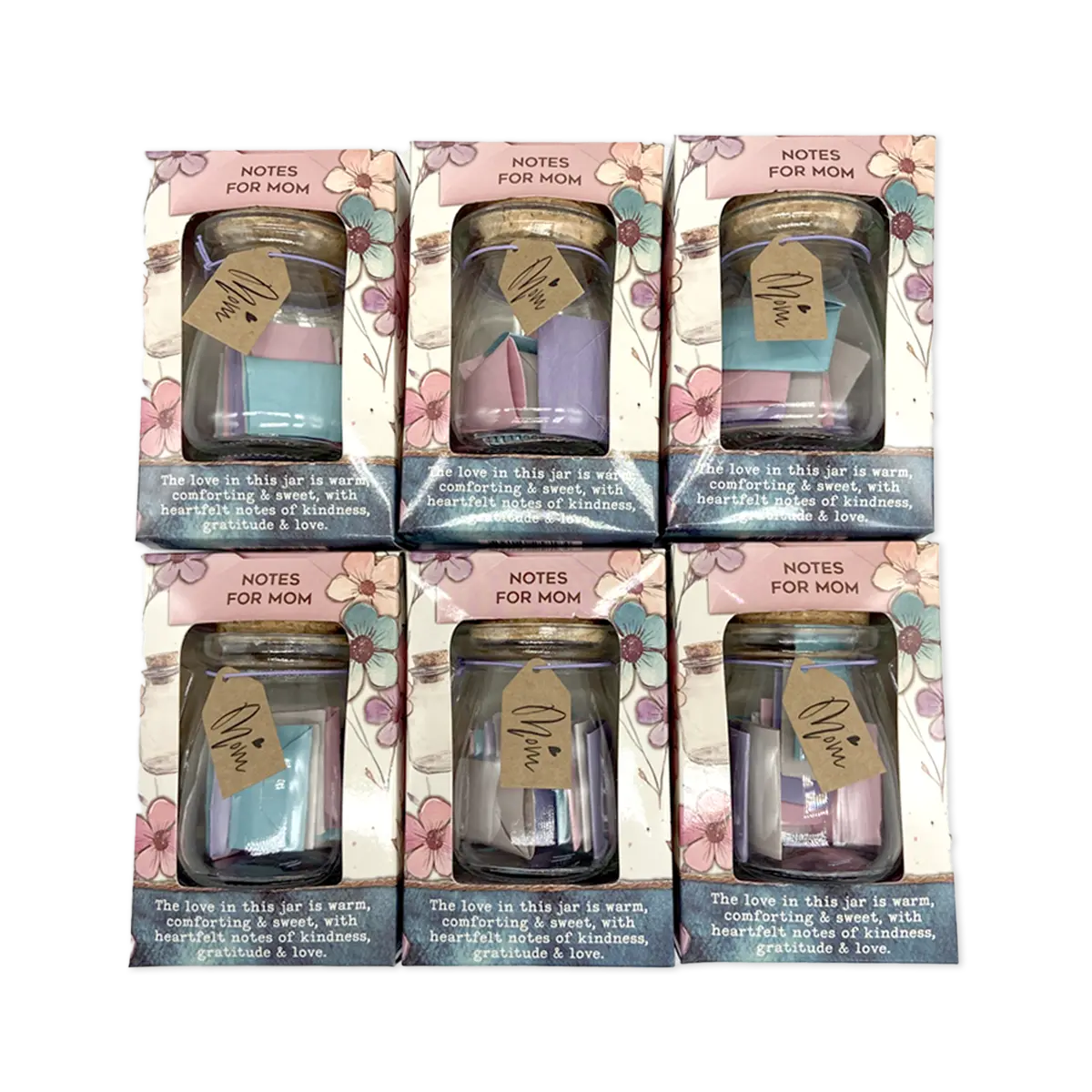 Novelty Closeout - Wholesale Retailer Display - Home & Living - Blessing Notes Jar for Mom - 6/Pack1