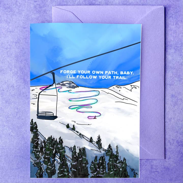 I'll follow your trail | Love Card for wholesale by Maker / Scholar