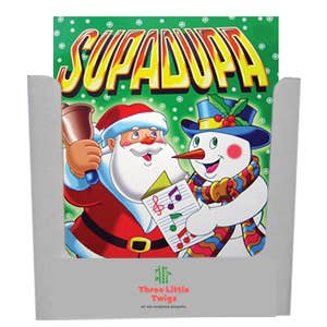 12er Regaldisplay. Weihnachten Supa Dupa für den Großhandel von Montrose Colors, Inc.