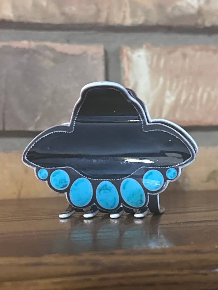 Cow with stones clip for wholesale by Rockin Clips