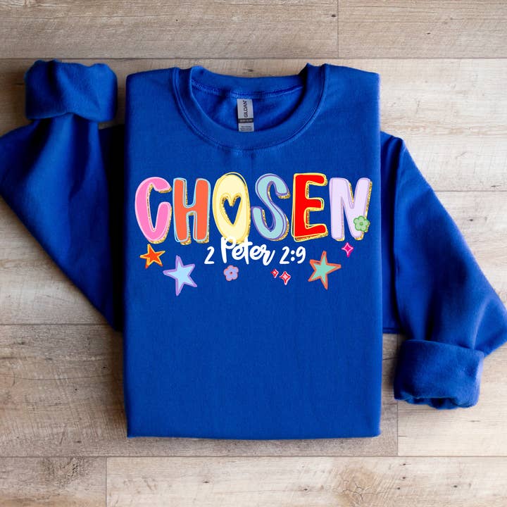 Doodle Chosen 2 Peter 2:9 Graphic Tee for wholesale by Haysville House