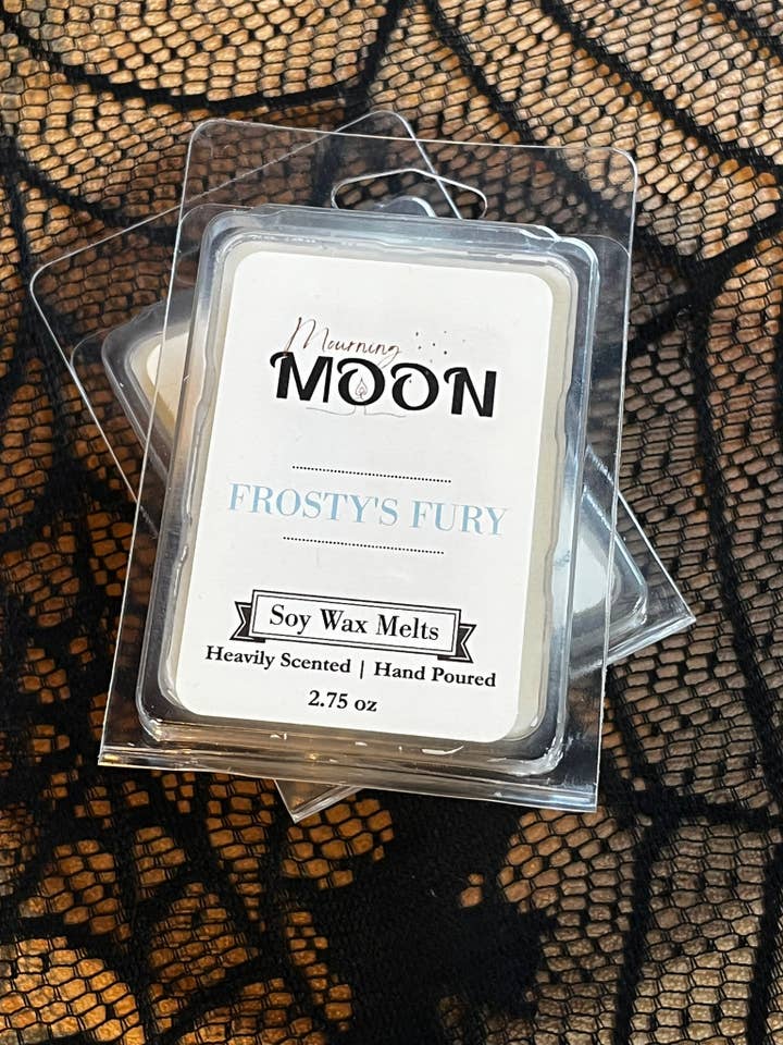 Frosty's Fury Soy Wax Melt for wholesale by Mourning Moon Candles