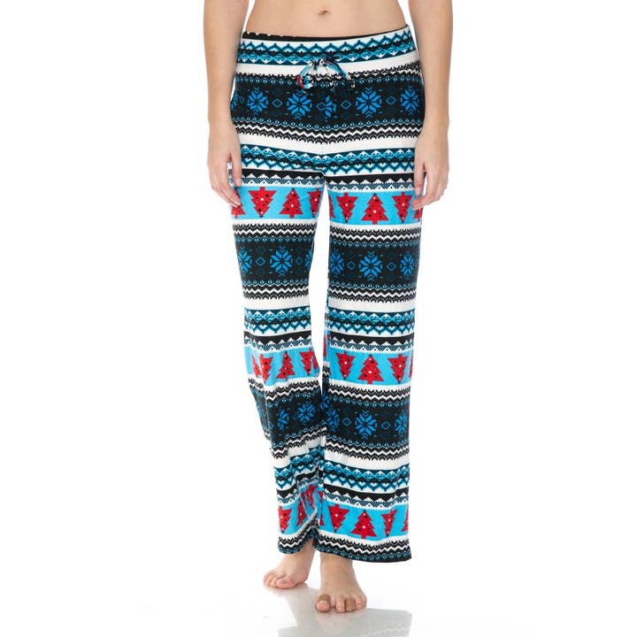 MULTI Buttery Soft Print Pajama Pants with Drawstring for wholesale on Faire
