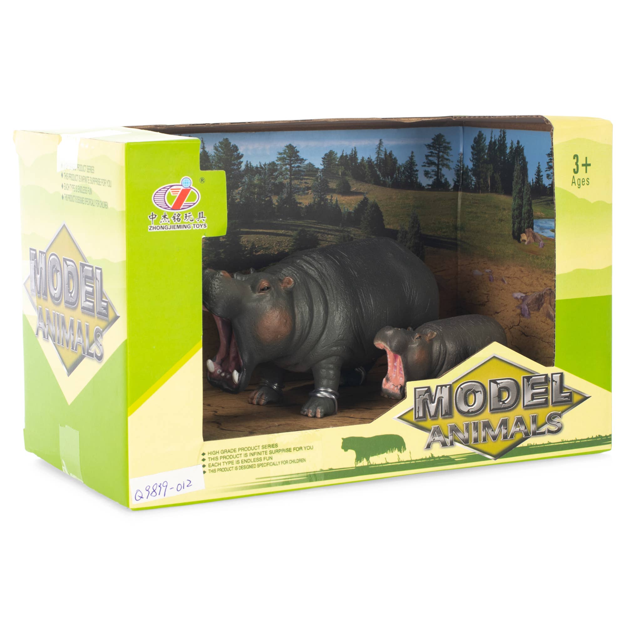 EAST AVENUE - Wholesale Figurine Toy - Kids - Plastic Toy Mom & Baby Hippos2