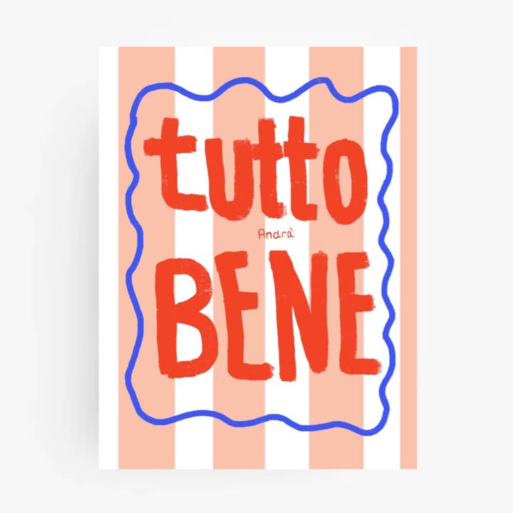 Carte postale Tutto Bene pour la vente par Ute Arnold / Hej.Ibiza