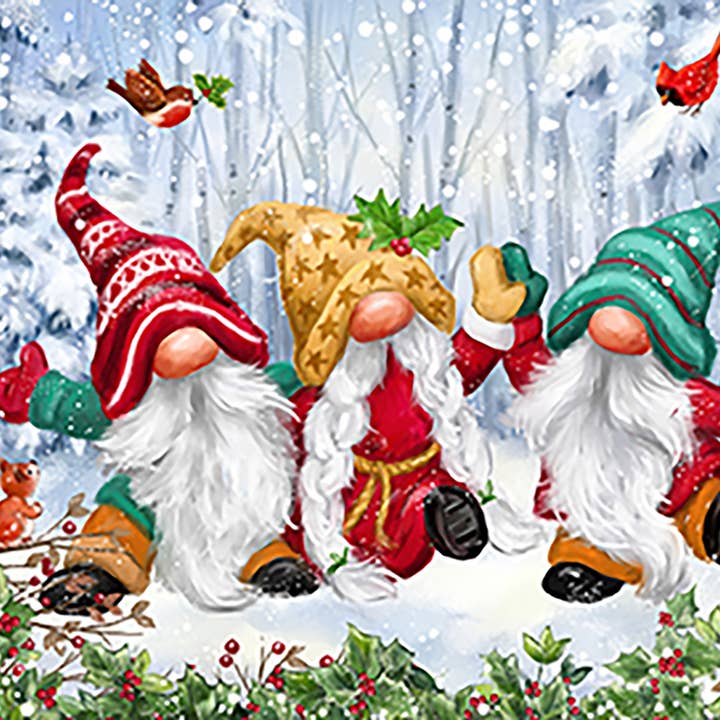 Puzzle de 300 pièces avec trois gnomes d'hiver 1051 pour la vente par SunsOut