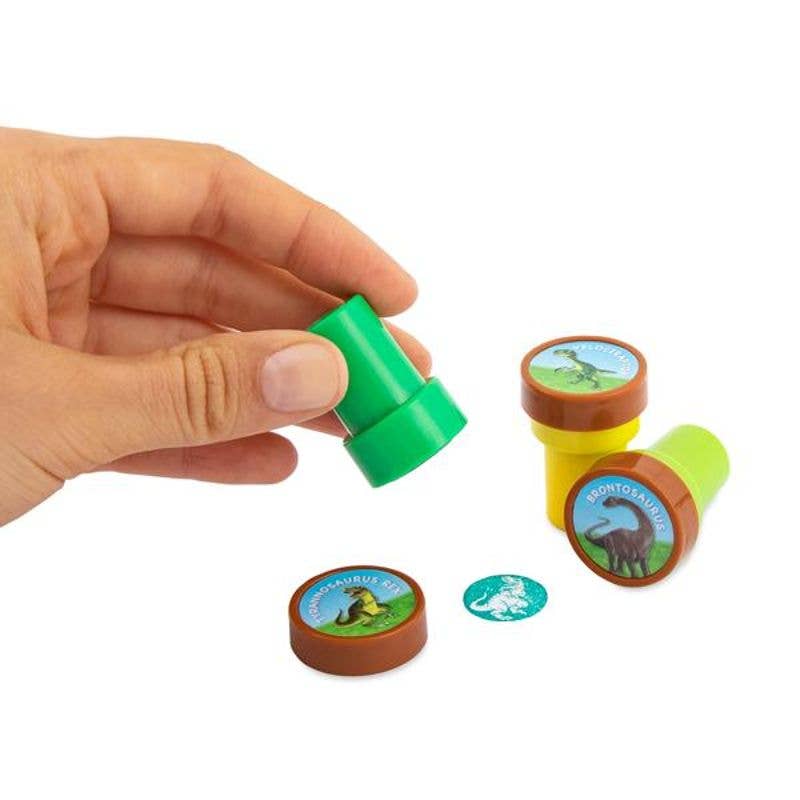 Trendhaus – wholesale Gummistämpel/dekorativ stämpel – Barn och baby – Självmarkerande stämplar med dinosaurietyper, 6 olika2