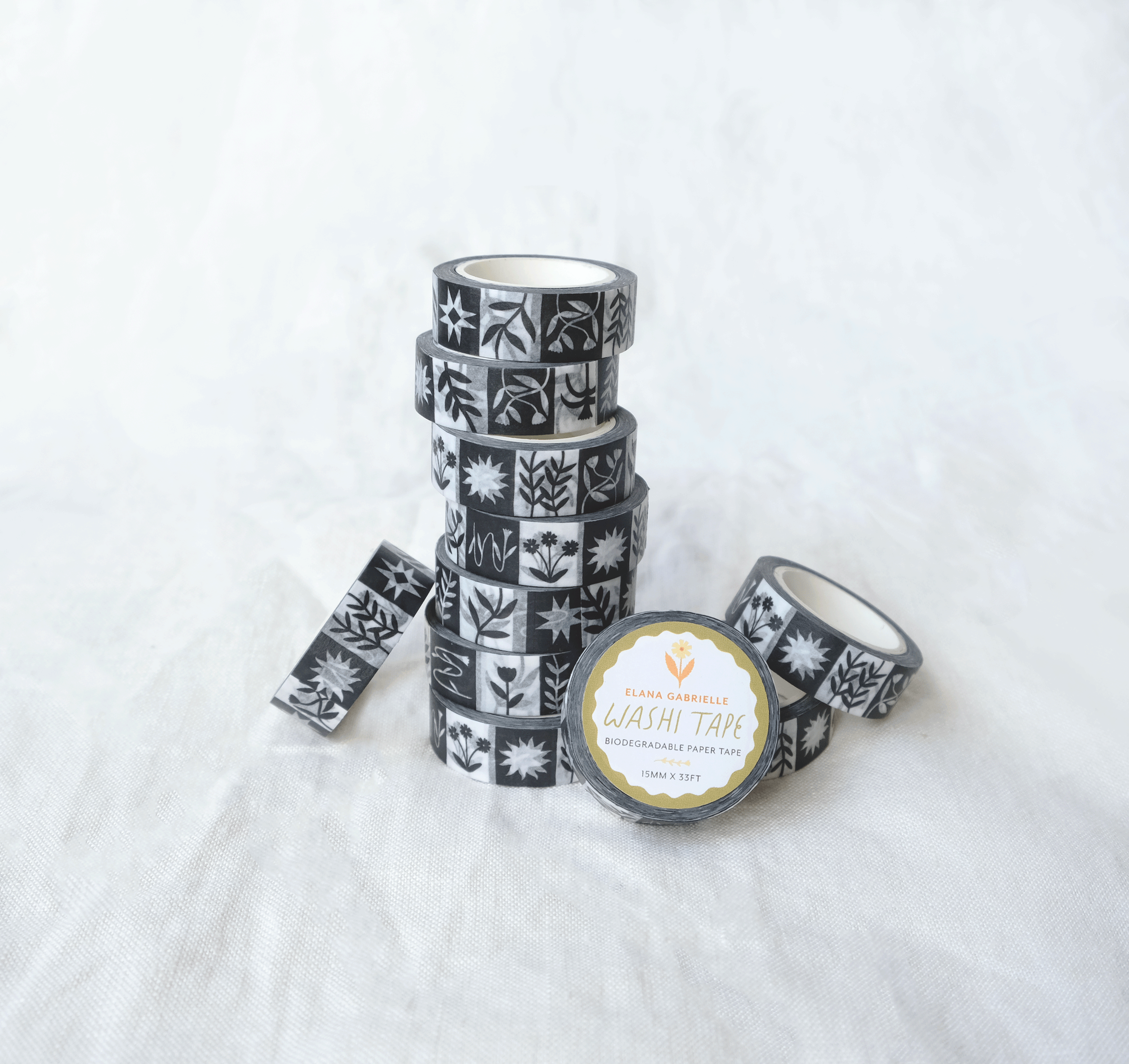 Elana Gabrielle - Vente Rubans adhésifs Washi - Ruban Washi Patchwork1