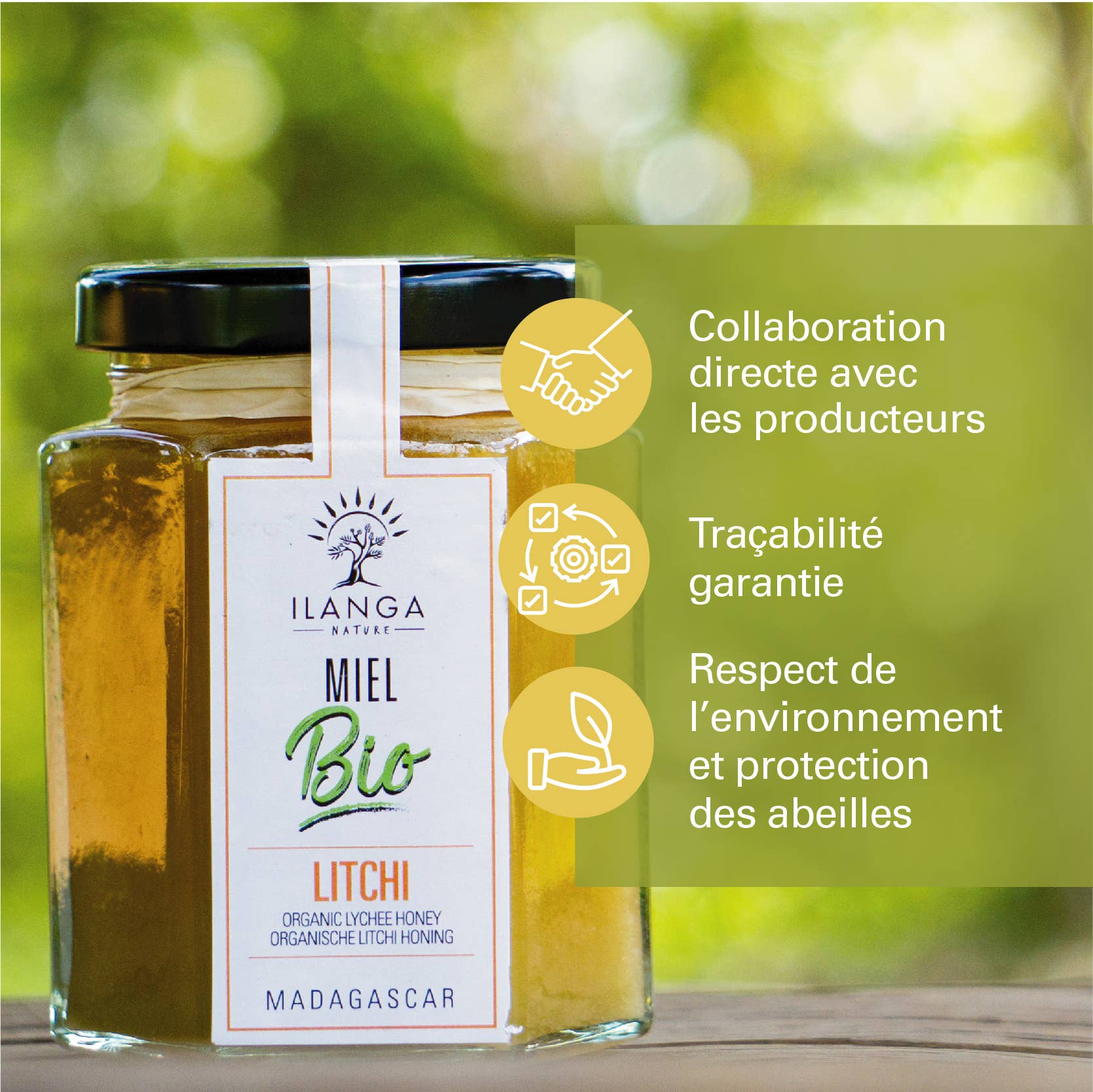 Ilanga Nature - Wholesale Honey - Lychee honey 250g - BIO1