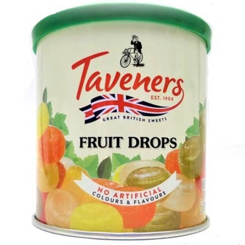 Taveners Mixed Fruit Drops for wholesale by B&R Classics