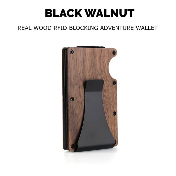 WUDN Handcrafted - Wholesale Wallet - Men's - WUDN Adventure Wallet (Hardwood Collection)