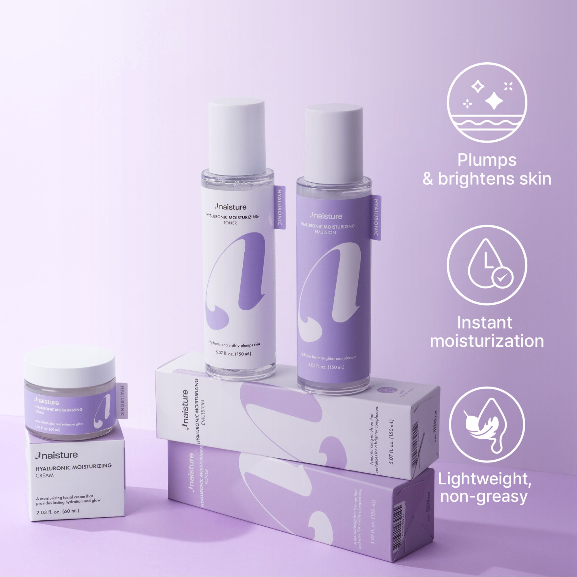 Naisture - Wholesale Facial Moisturizer - Hyaluronic Moisturizing Cream2