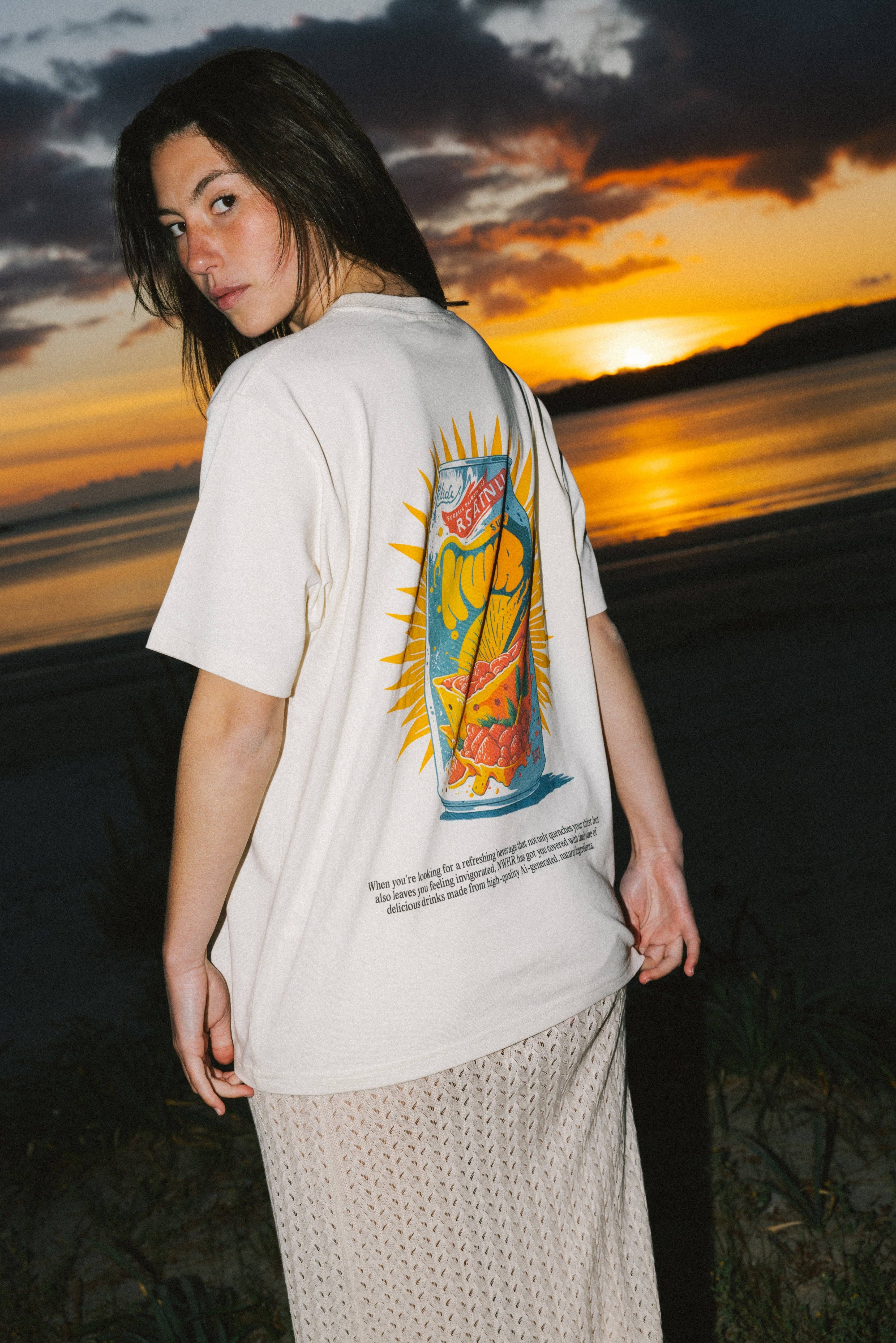 NWHR - Wholesale Screen Printed T-Shirt - Unisex - Summer drink t-shirt3