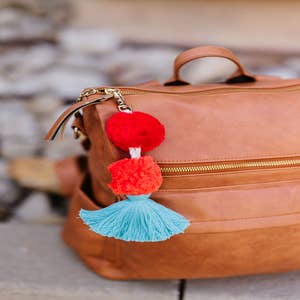 Mexico Pom Tassel Bag Charm Pom Pom Tassel for Handbag 