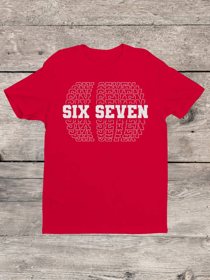 Swift Retail - Wholesale T-Shirt - Men's - Six Seven Bold Typography Design Men's T-shirt1