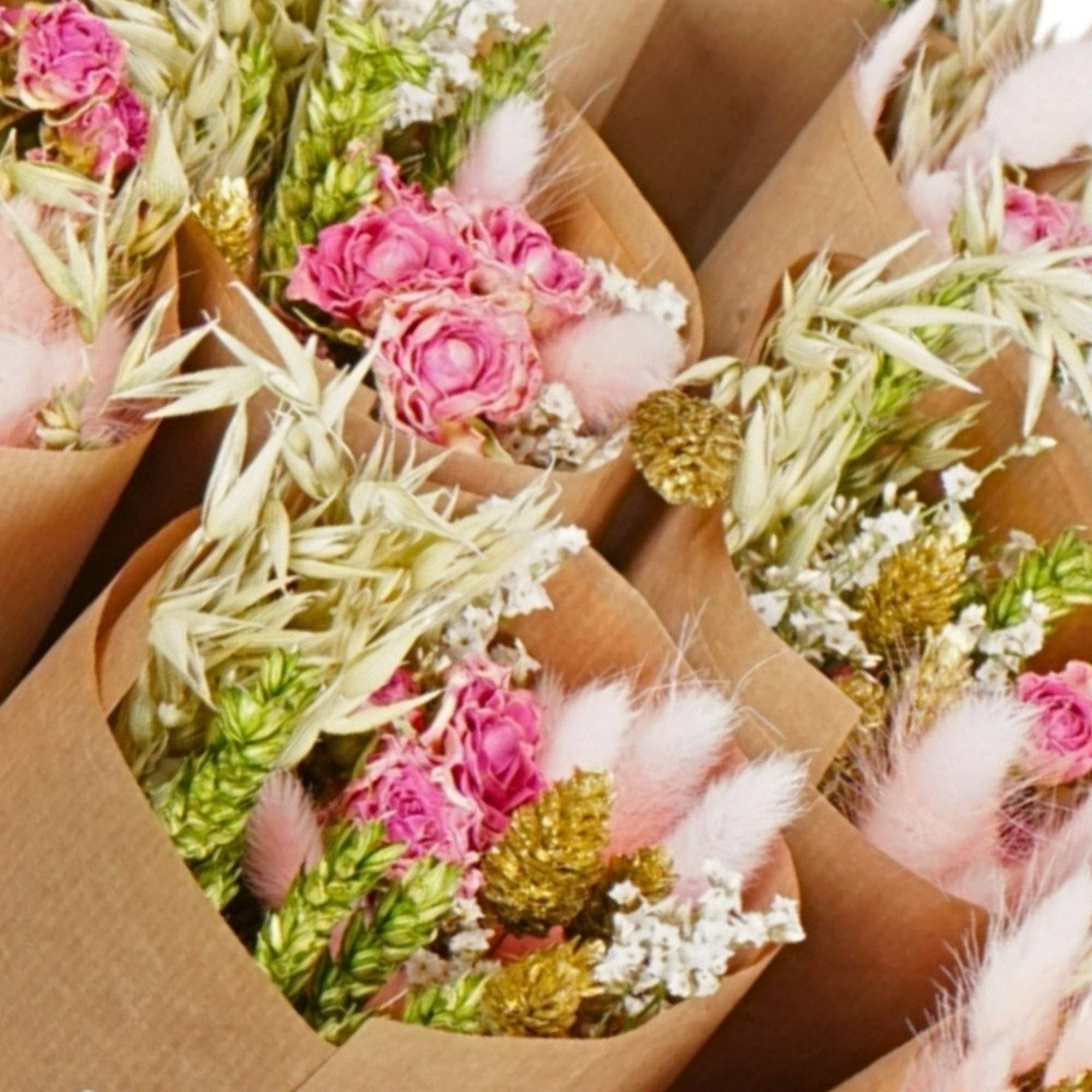 Wildflowers by Floriette - Wholesale Dried/Pressed Flowers - Dried Flowers Market More - Pink Elegance - Mother’s Day Favorite1