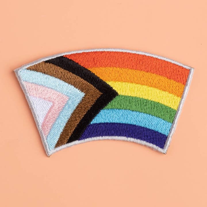 Patch de bandeira Progress Pride - velcro por atacado de Dissent Pins