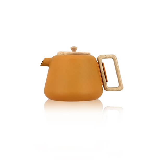 Ogo living - Wholesale Tea Pot - Viggo teapot 500ml in yellow cast iron