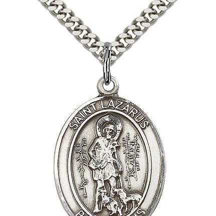 NYMAN JEWELERS - Wholesale Pendant/Charm Necklace - Sterling Silver St. Lazarus Pendant