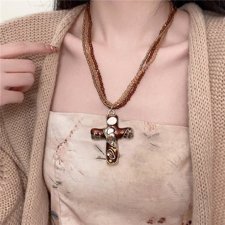 Schweres Arbeitsmode-Statement-Halskette für den Großhandel von FurDecoration