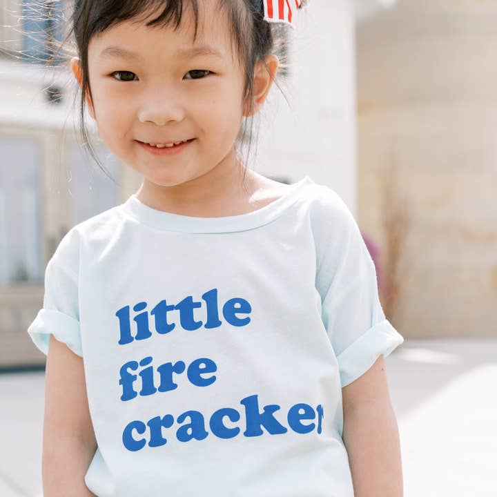 Benny & Ray Apparel - Wholesale Screen Printed T-Shirt - Kids - Little Fire Cracker Toddler and Youth 4th of July Shirt