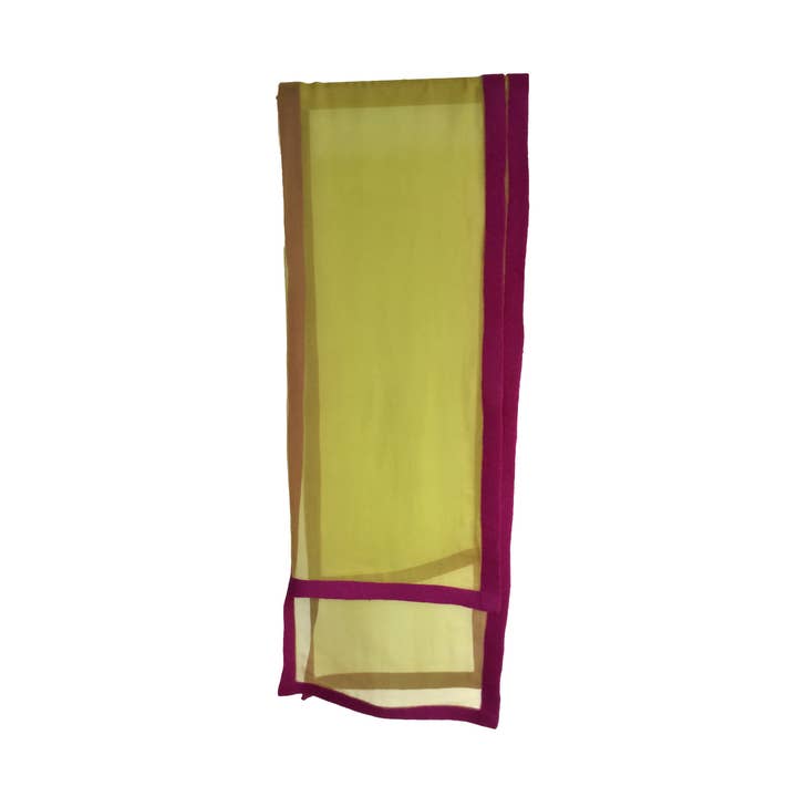 Schal Krems gelbgrün für den Großhandel von austriandesign.at