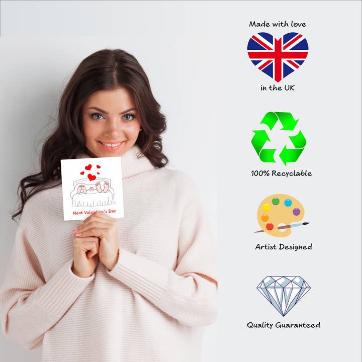 Swizzoo Cards - Venta al por mayor Tarjetas de amor - Tarjeta de San Valentín para bebé para esposa embarazada futuro padre marido novio nuevo bebé amor romántico familia