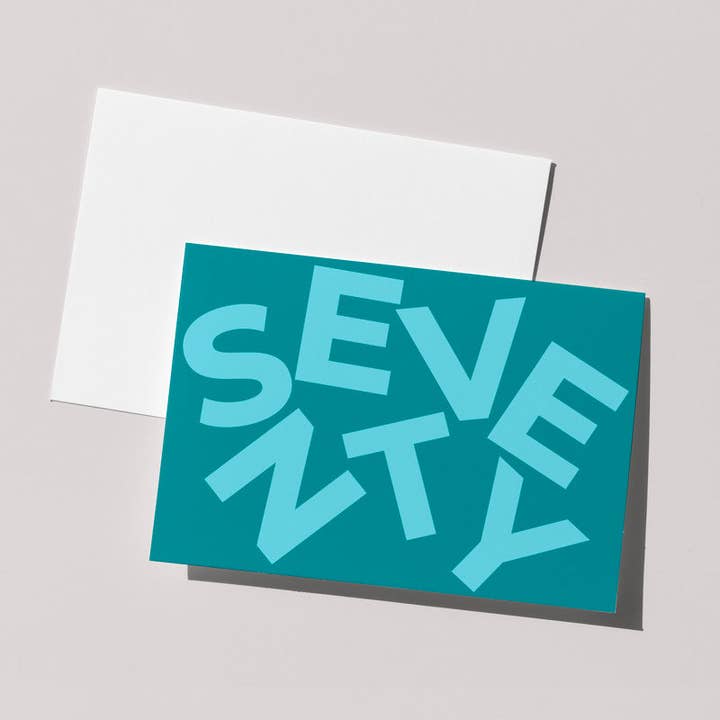 Cartão de Aniversário Setenta Milestone | 70º Aniversário por atacado de Feel Good Supplies