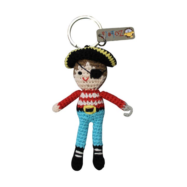 Llavero pirata de ganchillo para venta al por mayor de Petit Ami & Zubels